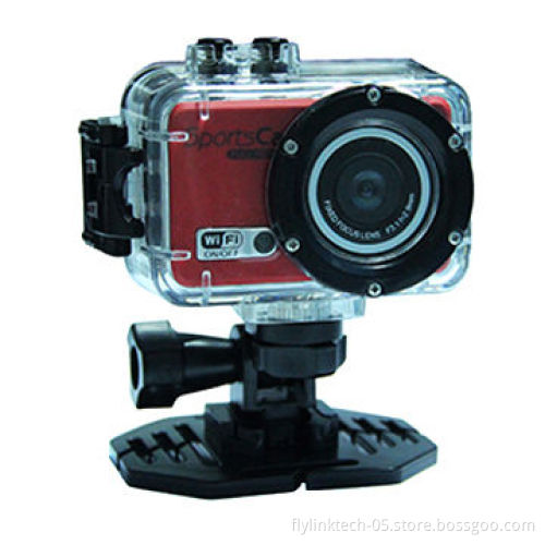 Full HD 1,080P 1,920*1,080 WiFi H.264 waterproof 60M action camera, up to 32GB micro SD card